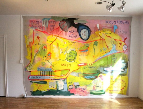 Large Zachary Clement mural installed in Omaha